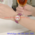 Топ качество сплава роскошь часы, натуральная кожа Band (HLJA-15061)